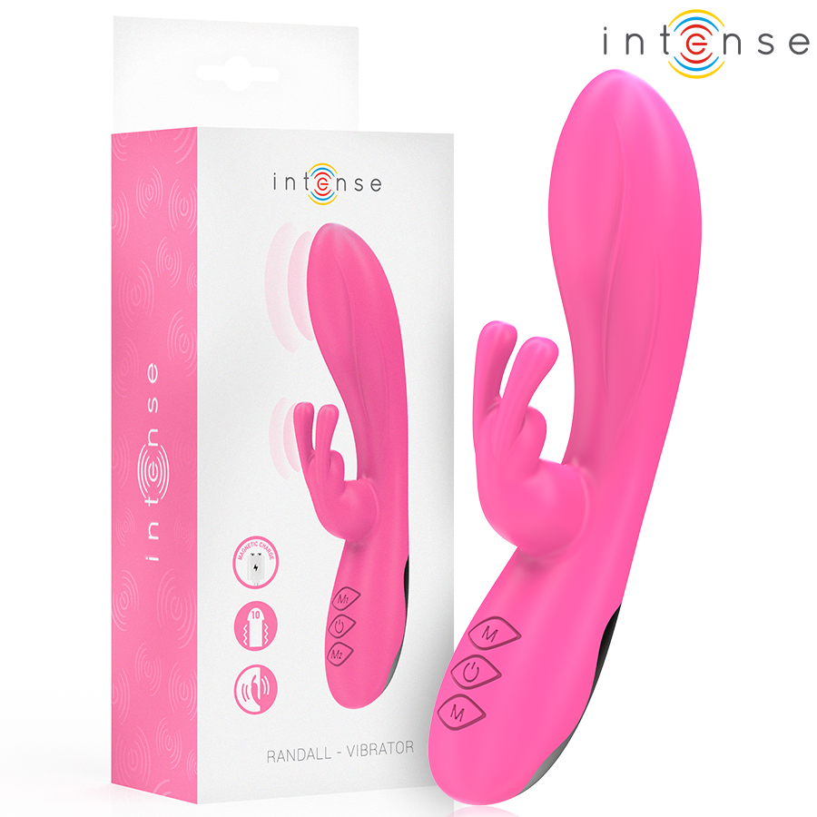 Vibromasseur Rabbit Randall 10 Modes Silicone Rechargeable - Intense