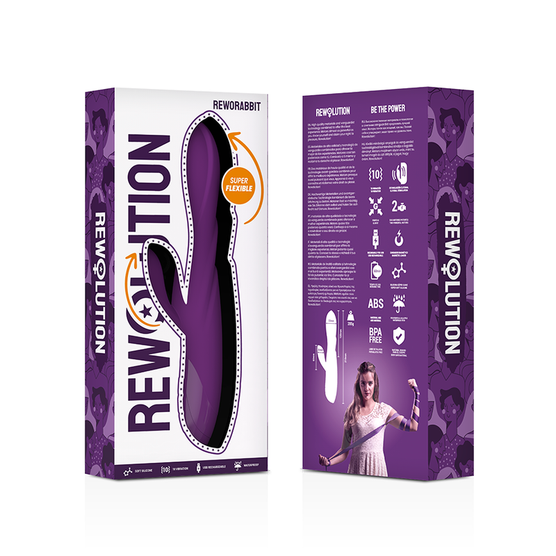 Vibromasseur Rabbit Reworabbit Flexible Double Stimulation Point A - Rewolution