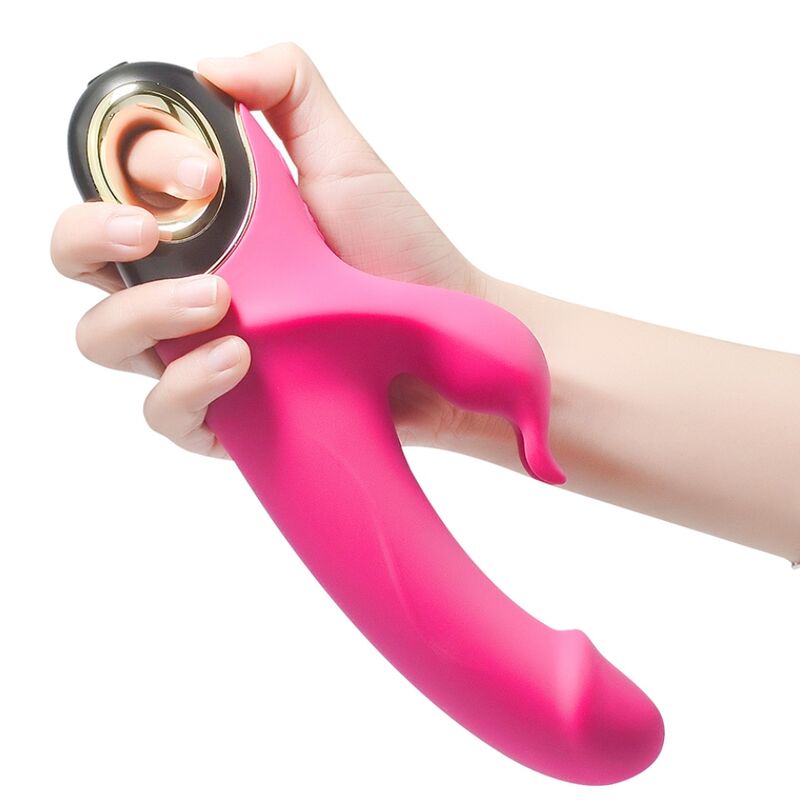 Vibromasseur Rabbit Rotatif Meteor 2x9 Modes Rechargeable - Armony