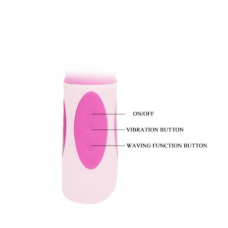 Vibromasseur Rabbit Rotatif Pretty Bunny 3 Moteurs 12 Vibrations - Baile