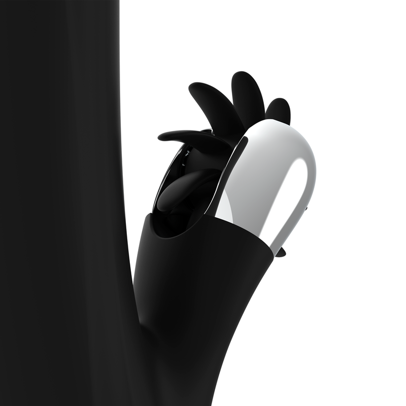 Vibromasseur Rabbit Rotatif Storm Billes Rotatives 14 Modes - Black&Silver