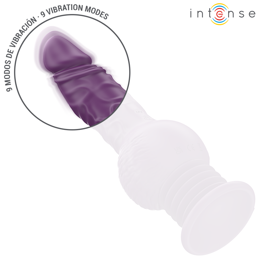 Vibromasseur Rabbit Tatum Va-et-Vient Up & Down 2 Moteurs 24 cm - Intense
