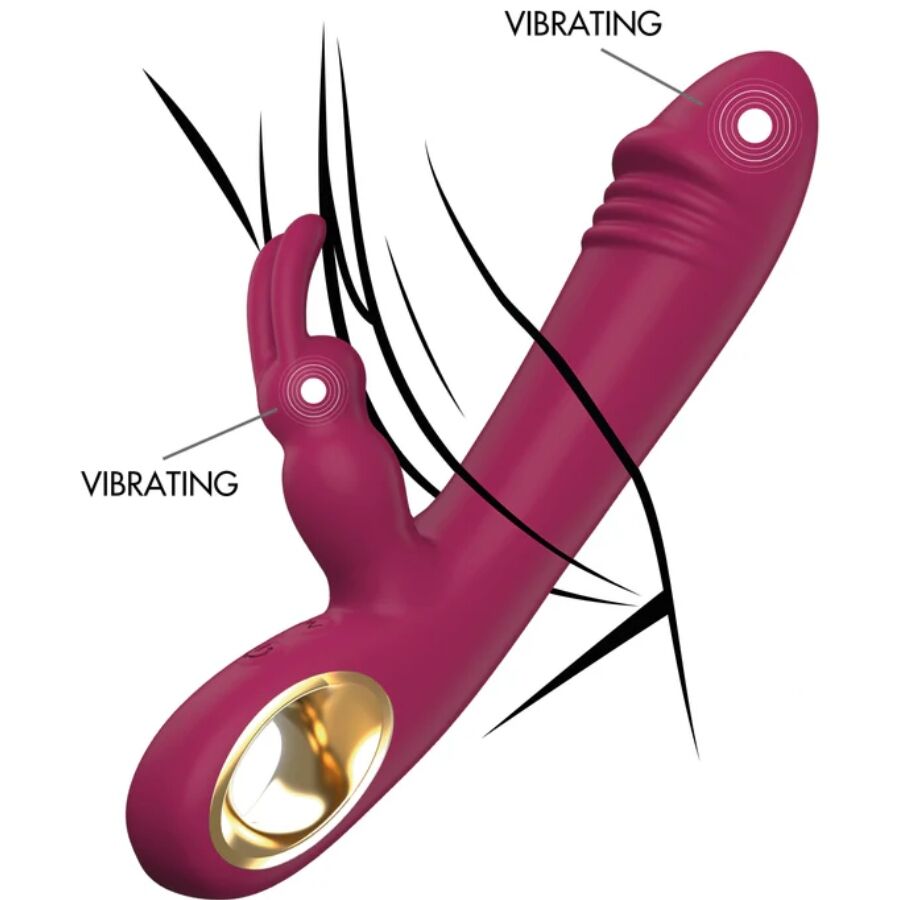 Vibromasseur Rabbit Taygeta Double Stimulation 10 Modes Rechargeable - Toyjoy
