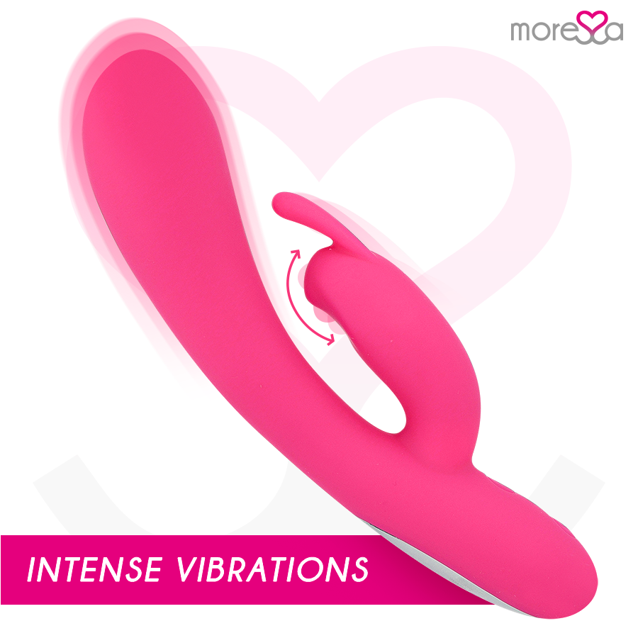 Vibromasseur Rabbit Telmo Rechargeable Silicone 7 Modes - Moressa