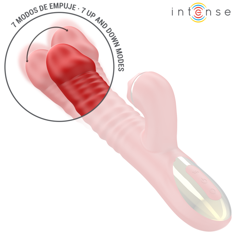 Vibromasseur Rabbit Thalia Vibration Poussée Tapping Rechargeable - Intense
