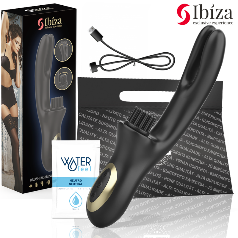 Vibromasseur Rabbit Triple Moteur 10 Modes Étanche Rechargeable - Ibiza Technology