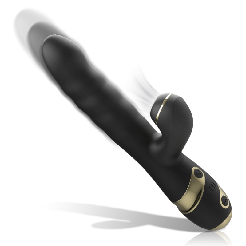 Vibromasseur Rabbit Up & Down Aspiration Clitoris 3 Stimulations - Ibiza Technology