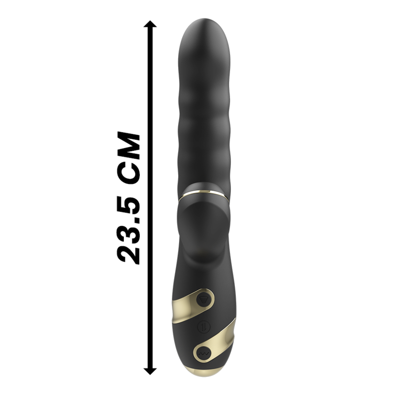 Vibromasseur Rabbit Up & Down Aspiration Clitoris 3 Stimulations - Ibiza Technology