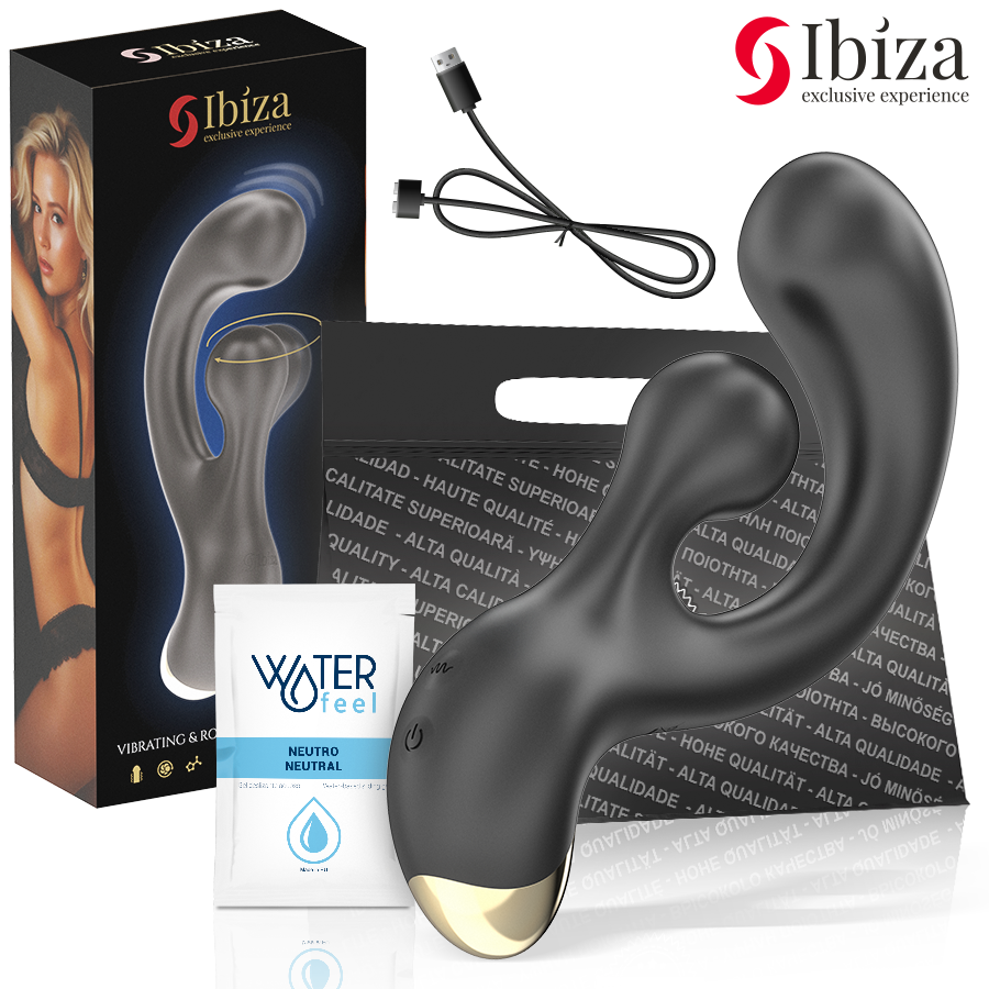 Vibromasseur Rotatif Point G 2 Moteurs 10 Modes USB Magnétique - Ibiza Technology