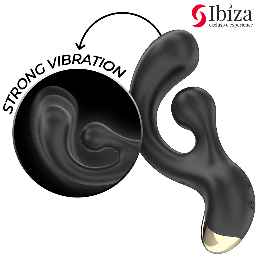 Vibromasseur Rotatif Point G 2 Moteurs 10 Modes USB Magnétique - Ibiza Technology