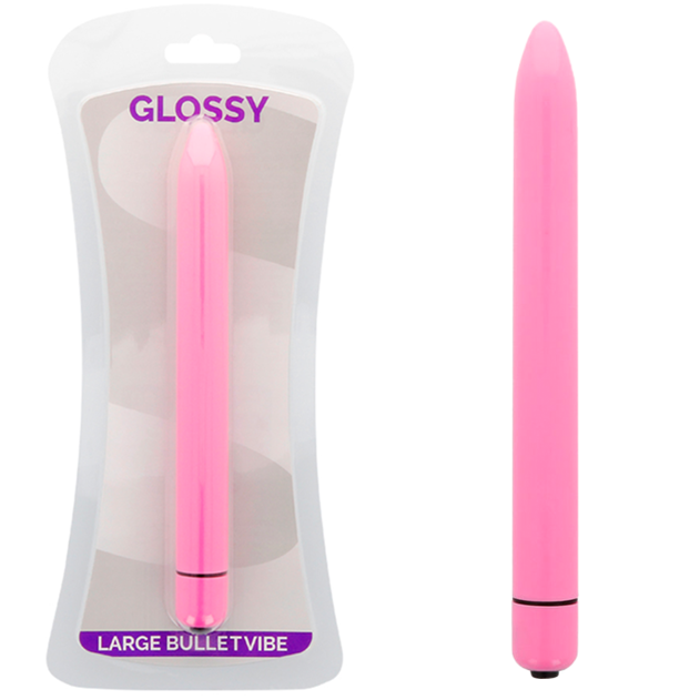 Vibromasseur Slim - Silicone Étanche Chauffant - Glossy