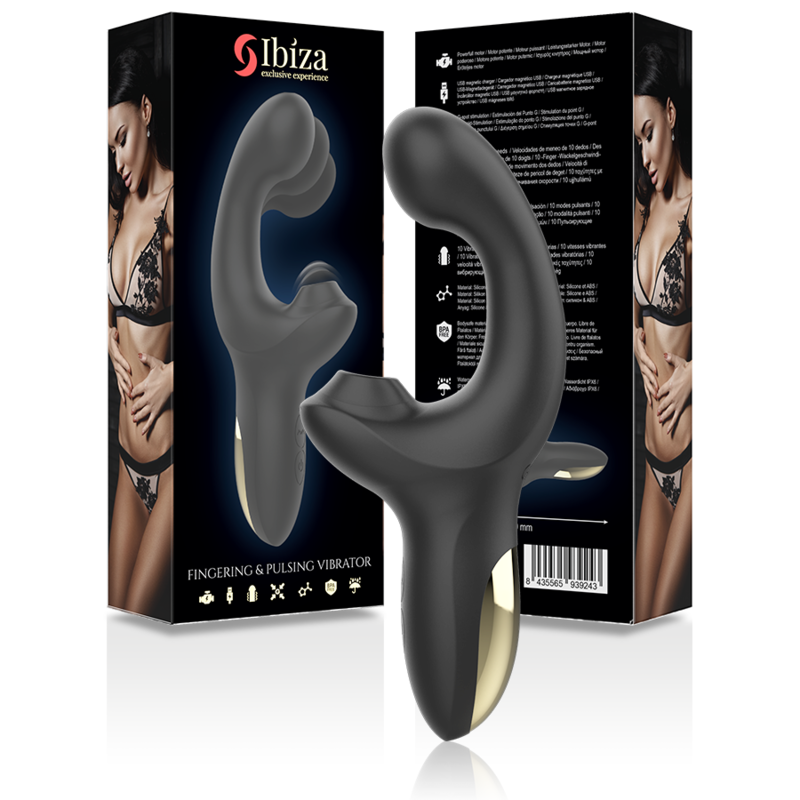 Vibromasseur Stimulateur Clitoris Point G Aspiration Wave Motion - Ibiza Technology