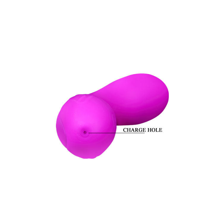 Vibromasseur Tony Lilas Silicone 30 Modes Double Moteur Rechargeable - Pretty Love