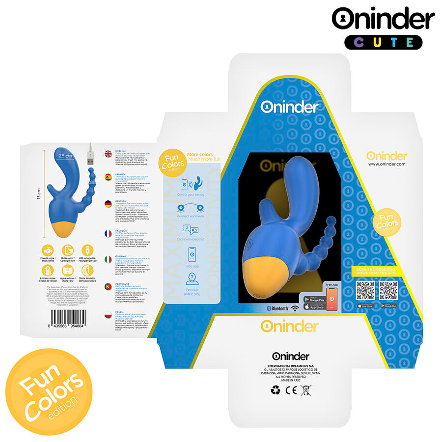 Vibromasseur Triple Stimulation Love 3 Some Connecté 9 Modes - Oninder