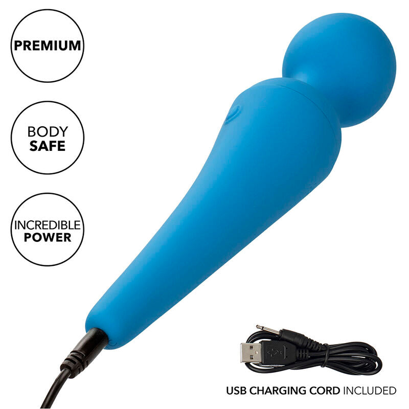 Vibromasseur Wand Couture Kit 10 Vibrations 2 Accessoires IPX7 - CalExotics