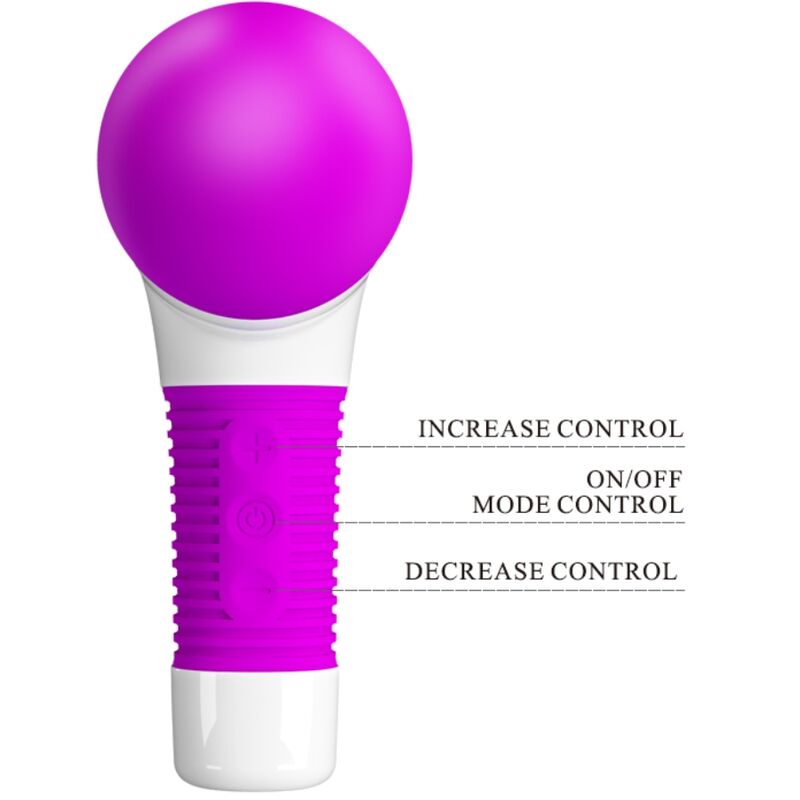 Vibromasseur Wand Magic Gum Rechargeable Tête Flexible 7 Modes - Pretty Love