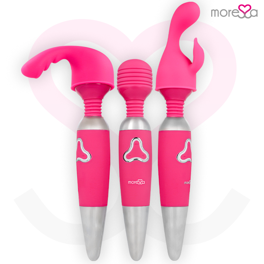 Vibromasseur Wand Odilon Silicone Souple Tête Rotative 7 Modes - Moressa