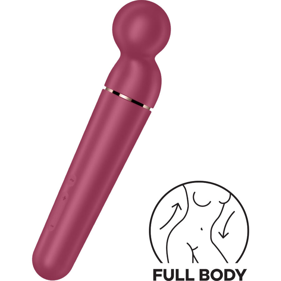 Vibromasseur Wand Planet Wand-er Berry 60 Combinaisons IPX7 - Satisfyer