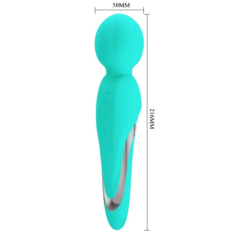 Vibromasseur Wand Walter Silicone 7 Fonctions Rechargeable - Pretty Love