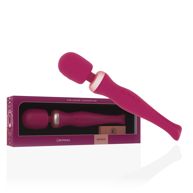 Wand Vibromasseur Akasha 2.0 Puissant Rechargeable Silicone - Rithual