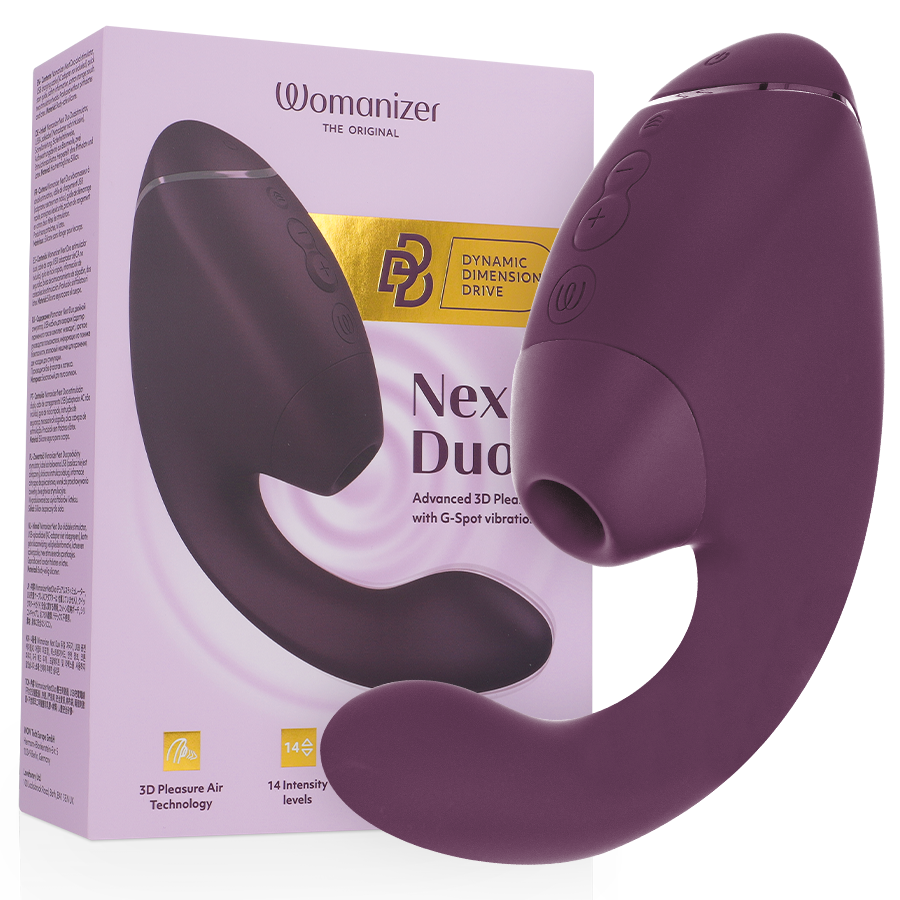 Womanizer Double Duo Next 3D Pleasure Air Point G 14 Intensités