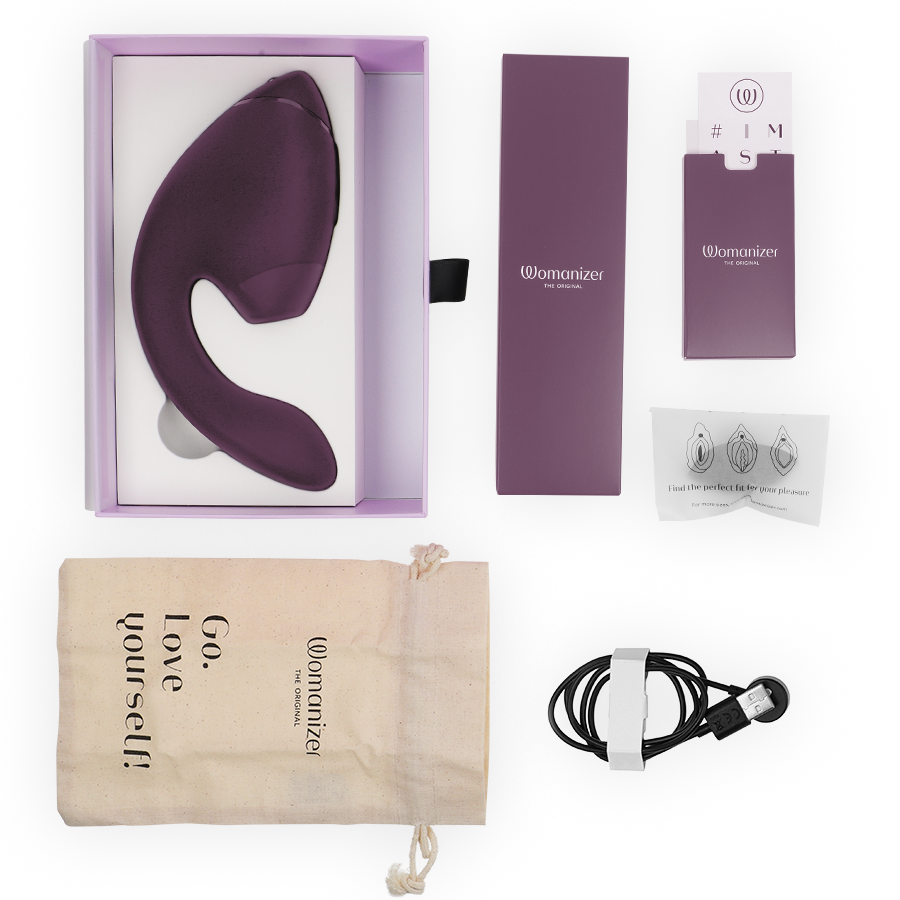 Womanizer Double Duo Next 3D Pleasure Air Point G 14 Intensités