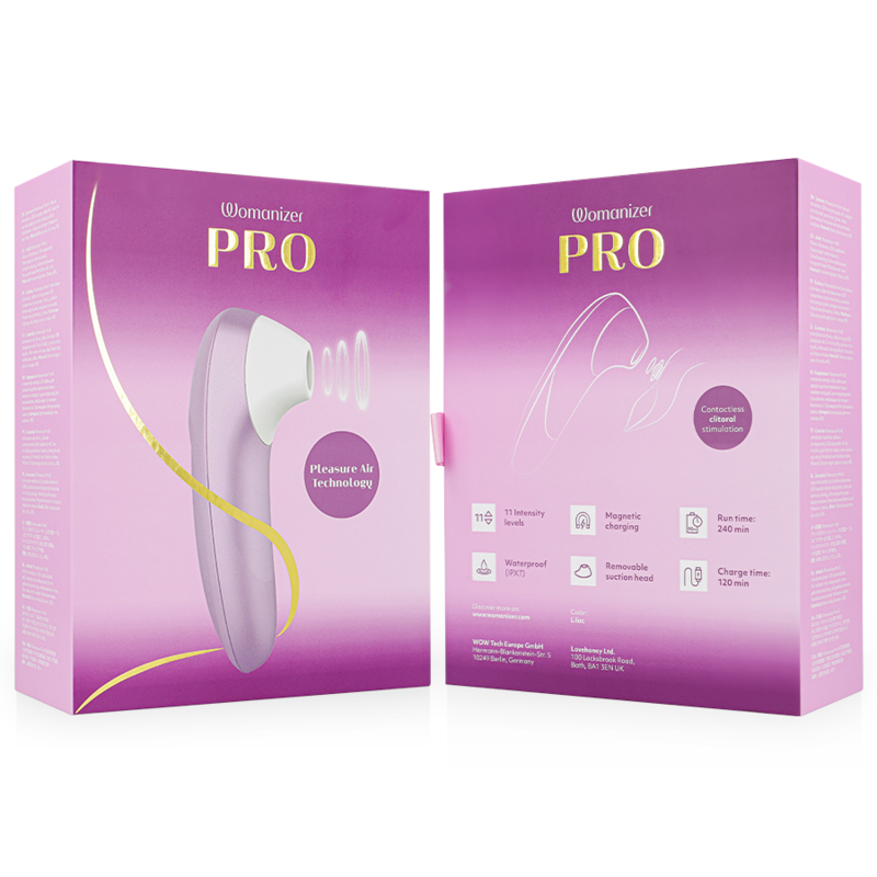 Womanizer Pro - Pleasure Air - 11 Intensités IPX7